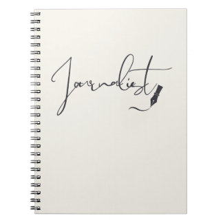 Journalist Skript Notizbuch – Minimalist Schreiber Notizblock