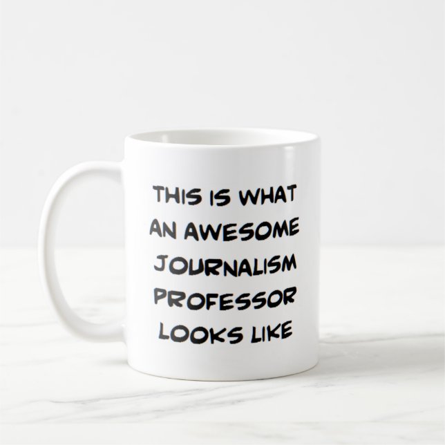 Journalistenprofessor, phantastisch kaffeetasse (Links)
