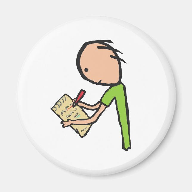 Journalistin Magnet (Vorne)