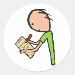 Journalistin Runder Aufkleber