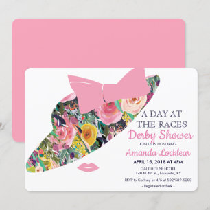 Journée aux courses Invitation de la douche nuptia