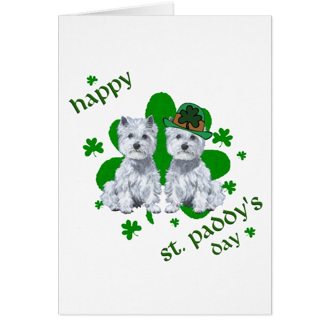 Journée de la Saint-Patrick des Westie (Devant)