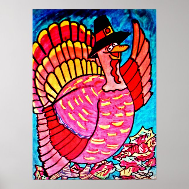 JOURNÉE DE REMERCIEMENT HEUREUSE affiche TURQUIE (Devant)