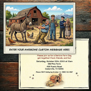Journée des seniors à la ferme Invitation