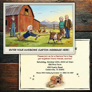 Journée des seniors à la ferme Invitation