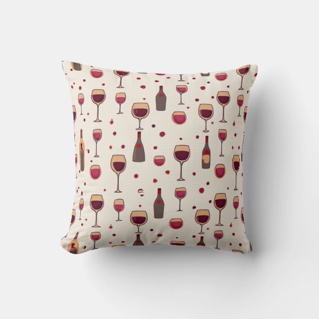 journée du vin3 coussin coussin (Recto)