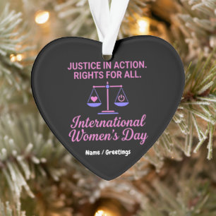 Journée internationale des femmes Justice en actio