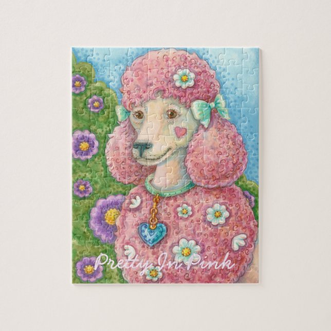 JOURNÉE Le Français Pink Poodle PUZZLE (Vertical)