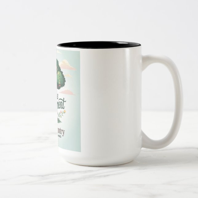 Journée mondiale de l'environnement Mug 2025 (Droit)