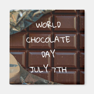 Journée mondiale du chocolat 7 juillet Magnet