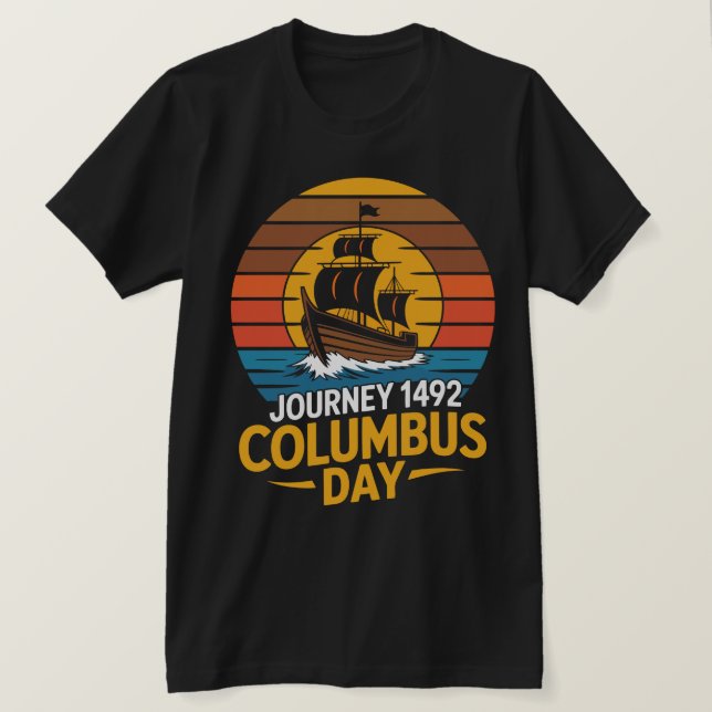 Journey 1492 Columbus Day Tee (Design vorne)