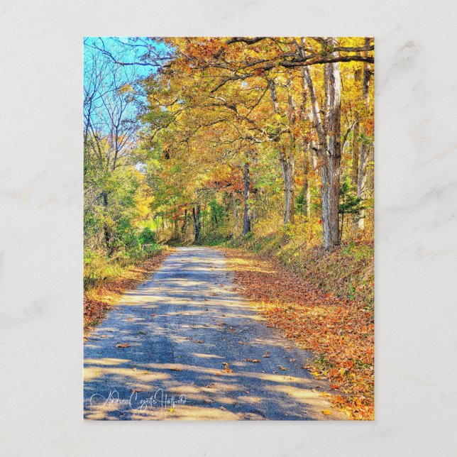 Journey Ahead Postkarte (Vorderseite)