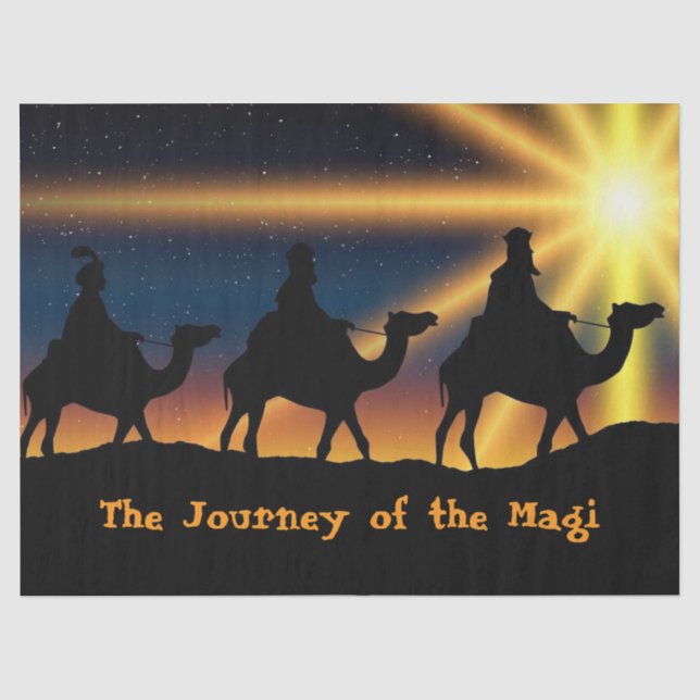 Journey of the Magi Tissue/Craft Paper Seidenpapier (Vorderseite)