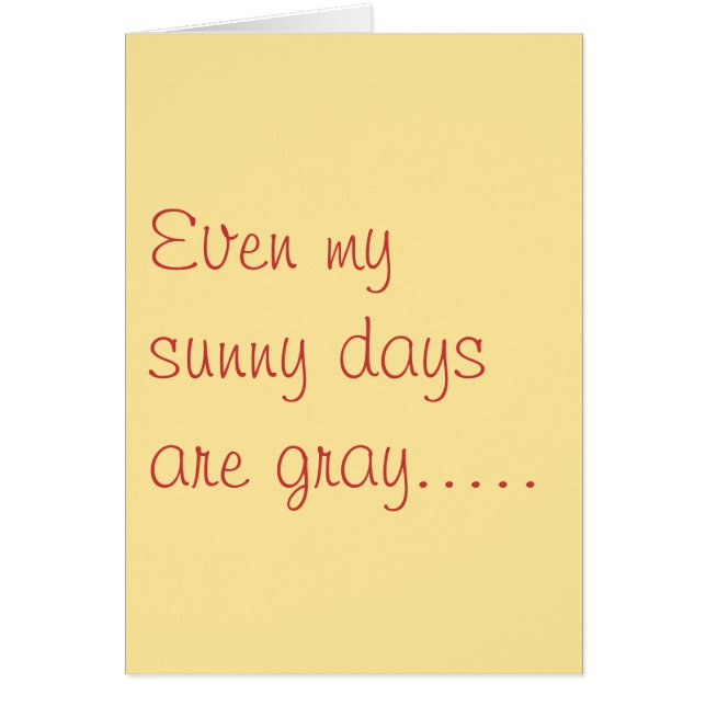 Jours ensoleillés (Devant)