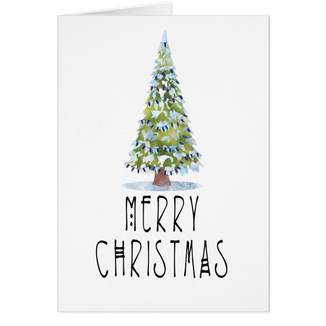 Jours fériés de Noël Customisés contemporains (Devant)