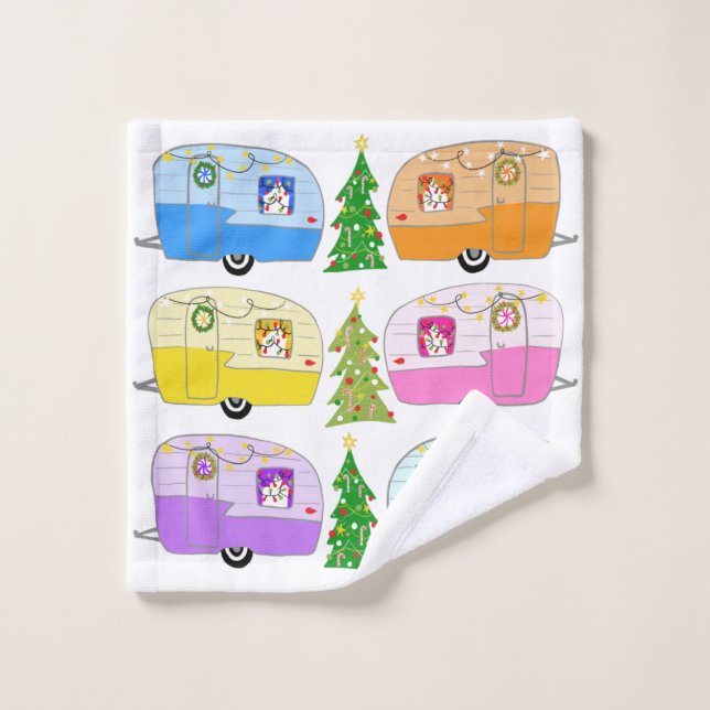 Jours fériés Jours fériés Noël (Gant de toilette)