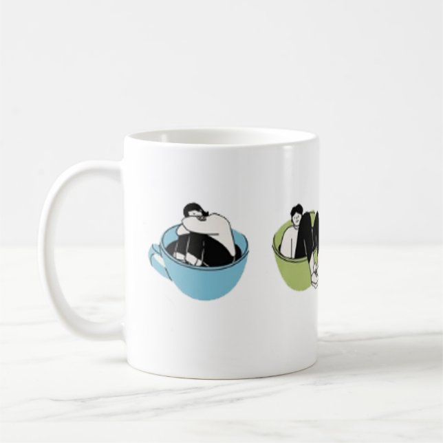 Jours paresseux Mug (Gauche)