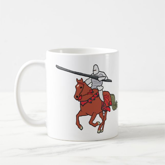 Jousting Knight Kaffeetasse (Links)