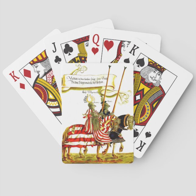 "Jousting" Spielkarten (Rückseite)