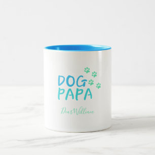 Jovely Chien Papa Mug à café à deux tons
