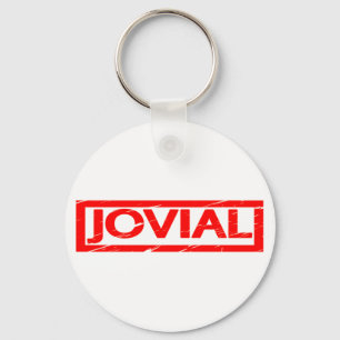 Joviale Briefmarke Schlüsselanhänger