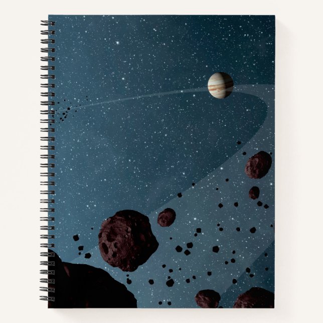 Jovian Trojans Asteroids. Notizbuch (Vorderseite)