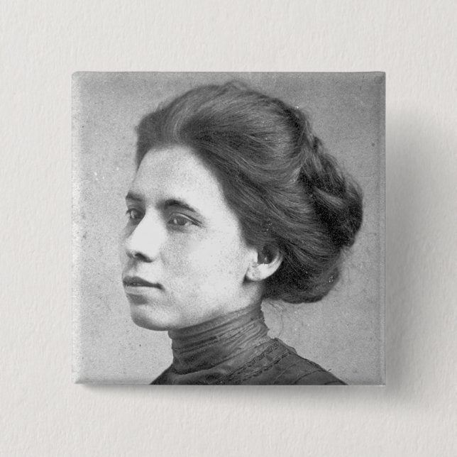 Jovita Idar Chicana Tejana Suffrage Journalist Button (Vorderseite)