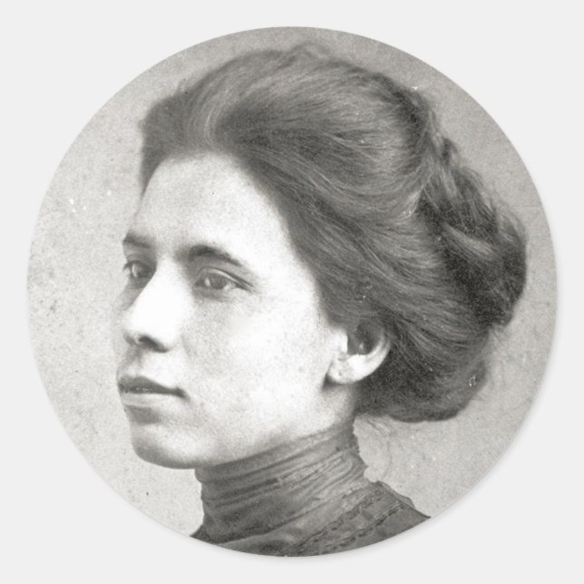Jovita Idar Latina - Frauenrecht Runder Aufkleber (Vorderseite)