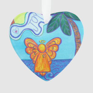 Joy and Peace Beach Angel - ein Geschenk für einen Ornament