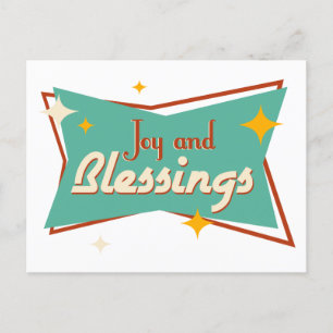 Joy and Sessings Feiertagspostkarte