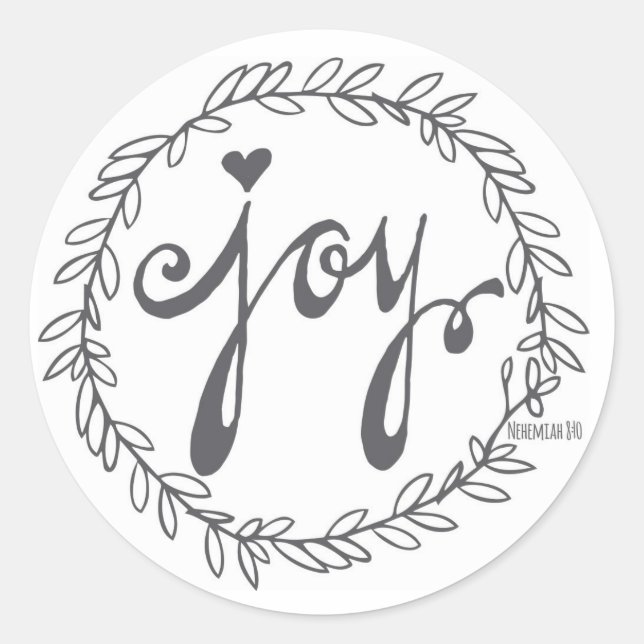 JOY | Aufkleber (Vorderseite)