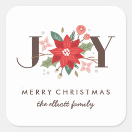 Joy Blüh Sticker - White