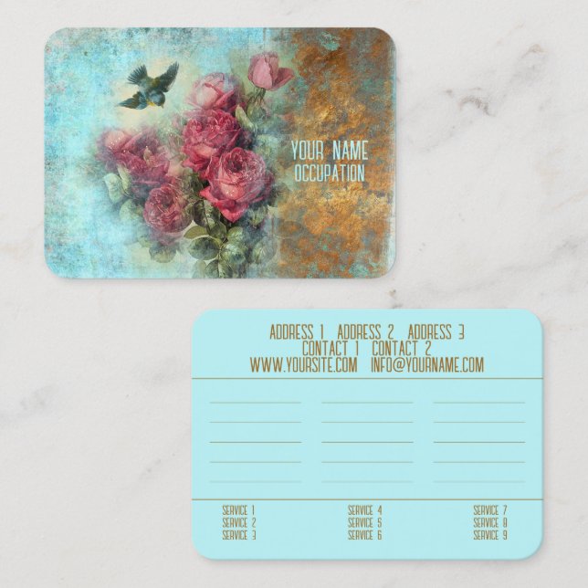 JOY - CARTE DE VISITE (Devant / Derrière)