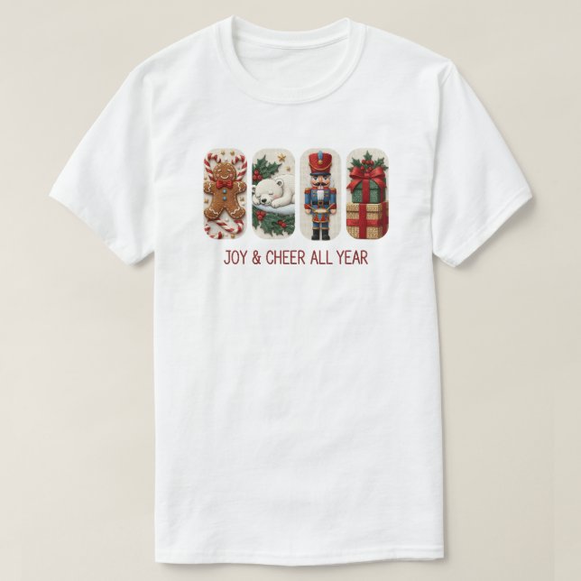 Joy & Cheer All Year T-Shirt (Design vorne)