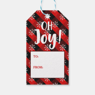Joy Christmas Geschenkanhänger