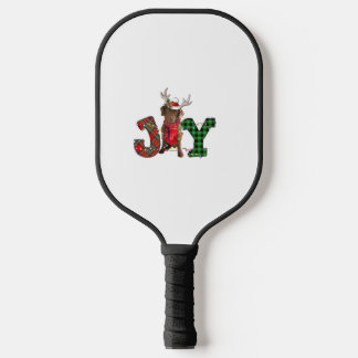 Joy Christmas Lights Chesapeake Bay Retriever Dog Pickleball Schläger