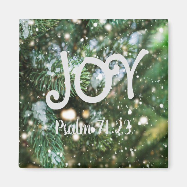 Joy Christmas Magnet (Devant)