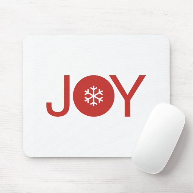 Joy Christmas Mouse Pad Mousepad (Mit Mouse)