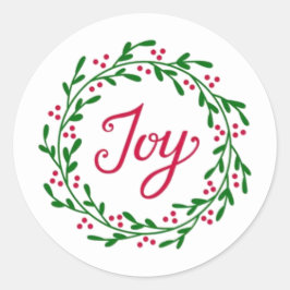 Joy Christmas Sticker