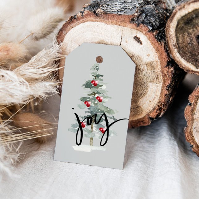 Joy Christmas Tree Geschenkanhänger (Von Creator hochgeladen)