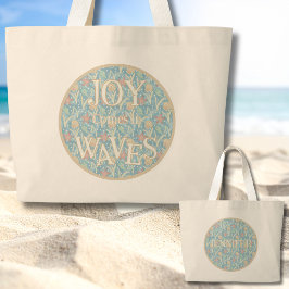 Joy Comes in Waves – Boho Beach  Jumbo Stoffbeutel