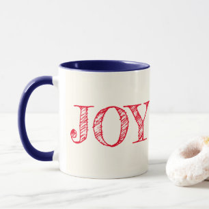 Joy Custom Color Tasse Weihnachtsgeschenk Tasse