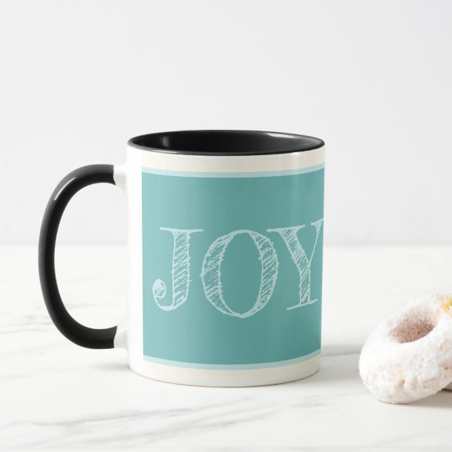 Joy Custom Color Tasse Weihnachtsgeschenk Tasse (Mit Donut)