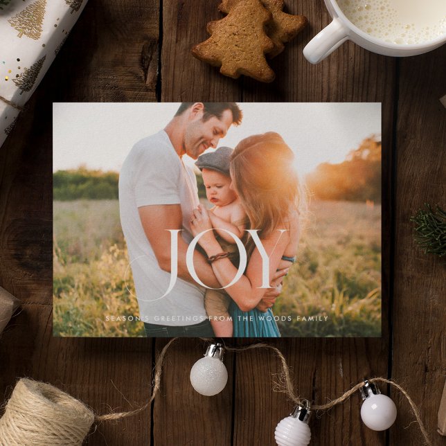 Joy Elegant Stilvolles Inspiration-Foto Feiertagskarte (Von Creator hochgeladen)