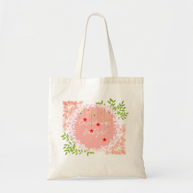 Joy en route Christmas Tote Bag Tragetasche (Vorne)