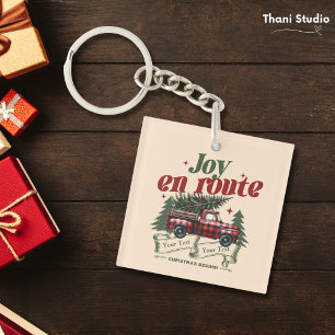 Joy en route Noël commence Camion & X-Mas Arbre