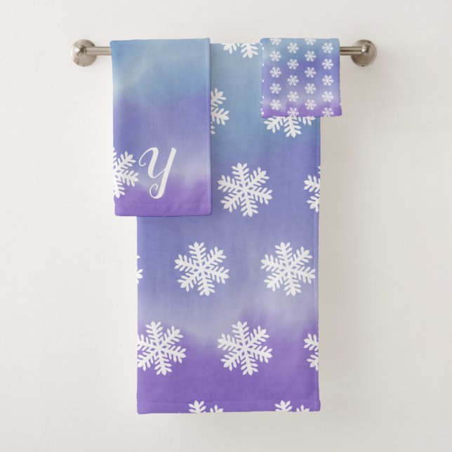 Joy Ensemble de serviettes de bain Snowflake (En situation)