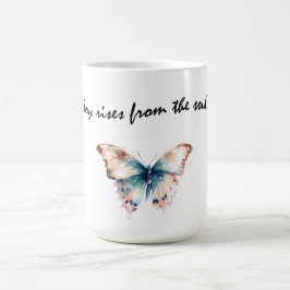 Joy erhebt sich vom Soul Butterfly Kaffeetasse