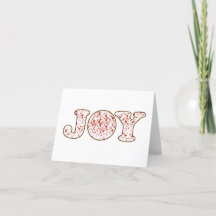 Joy Folded Holiday Card
