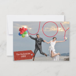 Joy Foto - 3x5 Weihnachtskarte Einladung